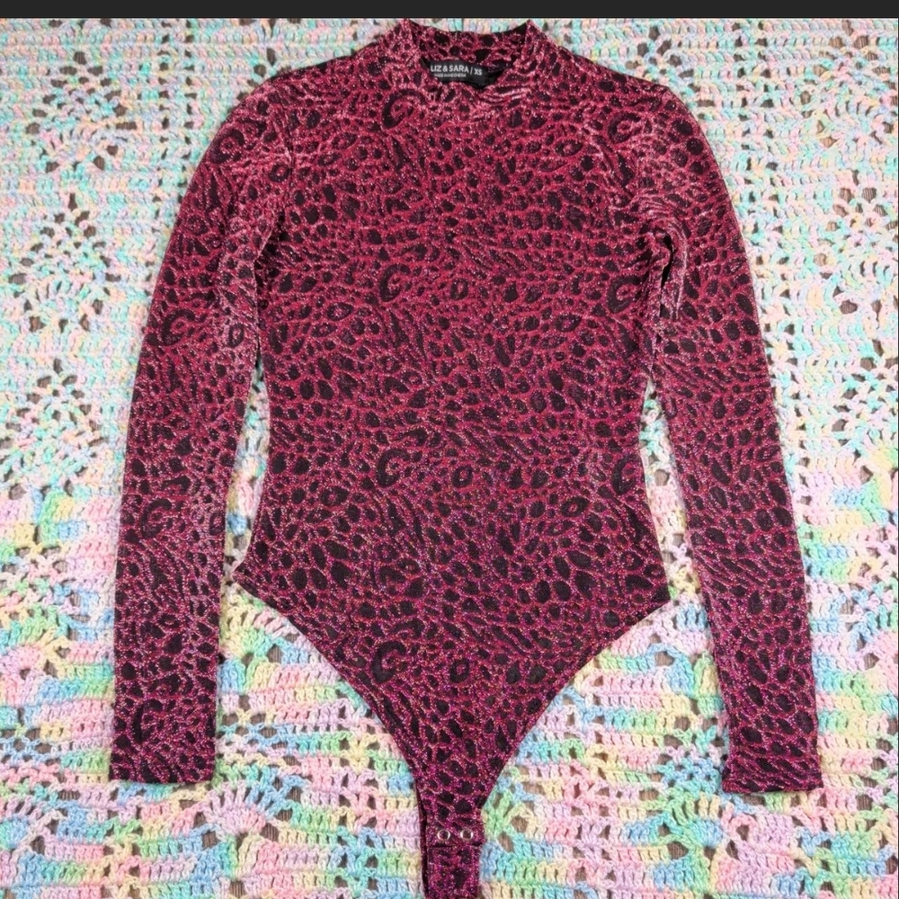 Pink Lace Bodysuit